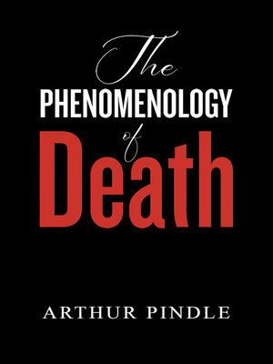 cover image of The Phenomenology of Death